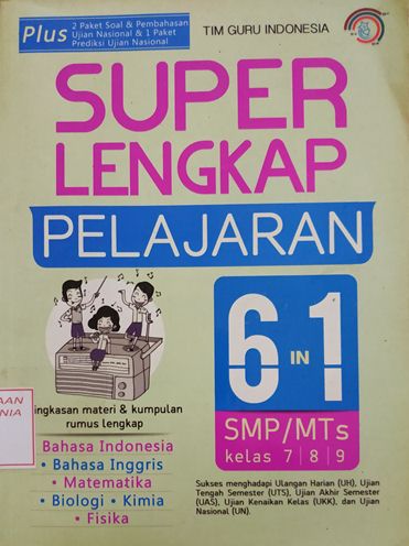 Cover Super Lengkap Pelajaran SMP/MTs Kelas 7, 8, 9