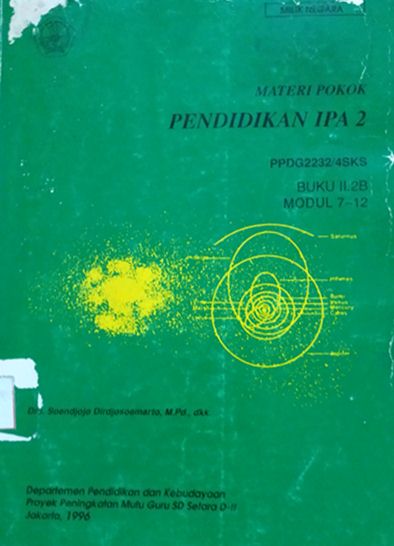 Cover Materi Pokok Pendidikan IPA 2 PPDG2232/4SKS Buku II.2A Modul 1-6
