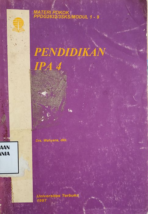 Cover Materi Pokok Pendidikan IPA 4 PPDG2632/3SKS/Modul 1-9