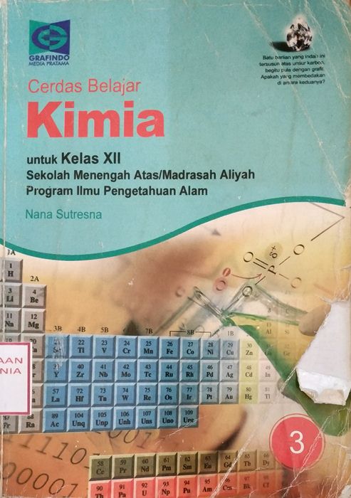 Cover Cerdas Belajar Kimia untuk Kelas XII